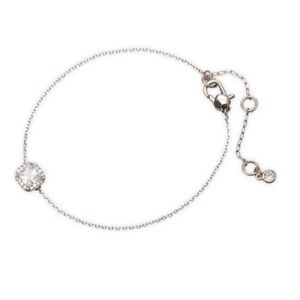 Kate Spade ‘that sparkle’ princess cut bracelet silver